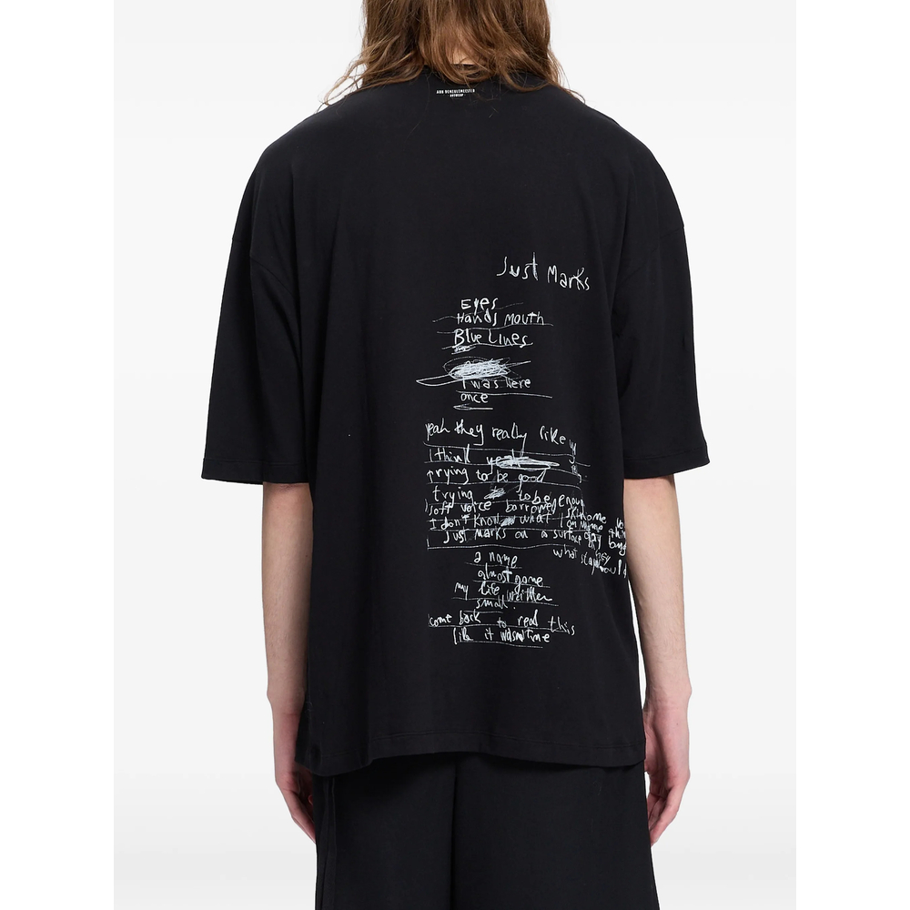 Slogan-Print Cotton T-Shirt