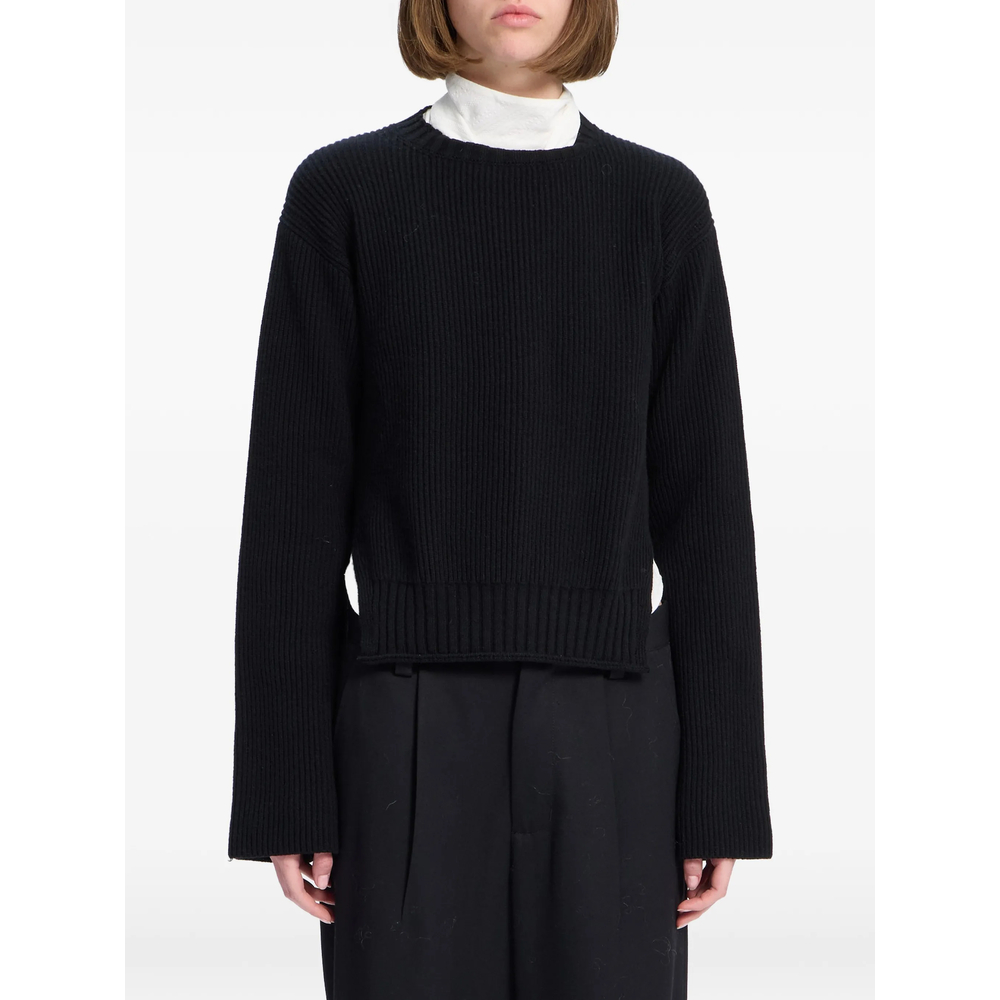Cashmere Ribbed-Knit Sweater