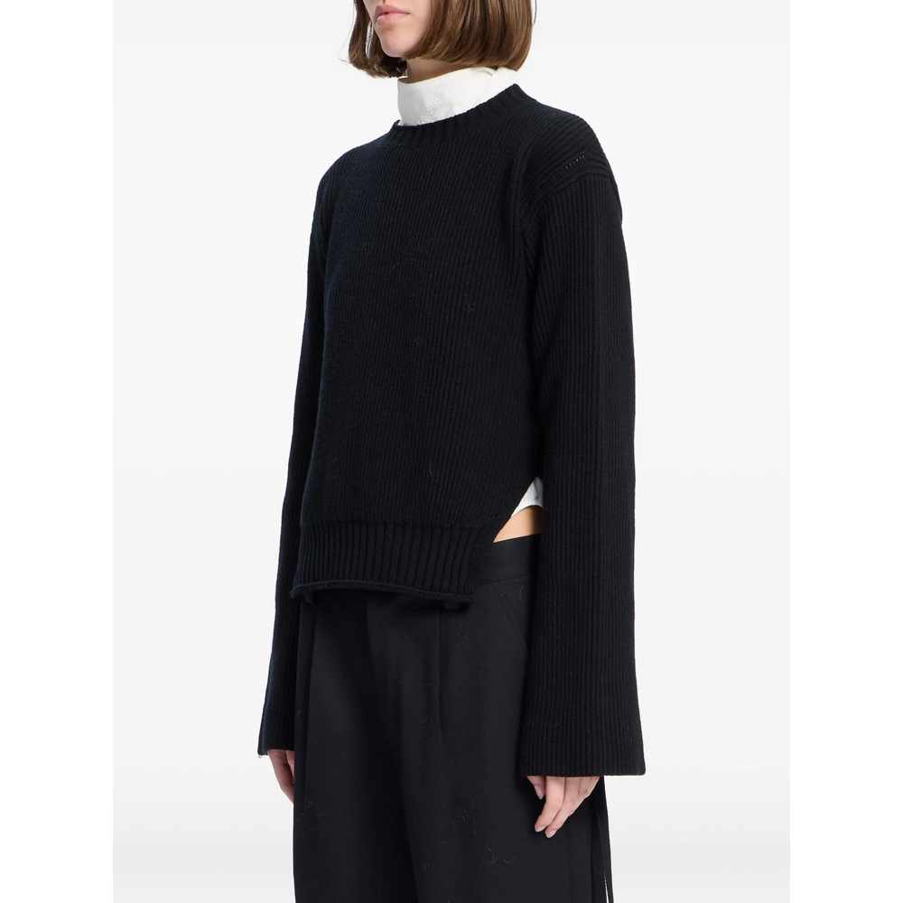 Cashmere Ribbed-Knit Sweater