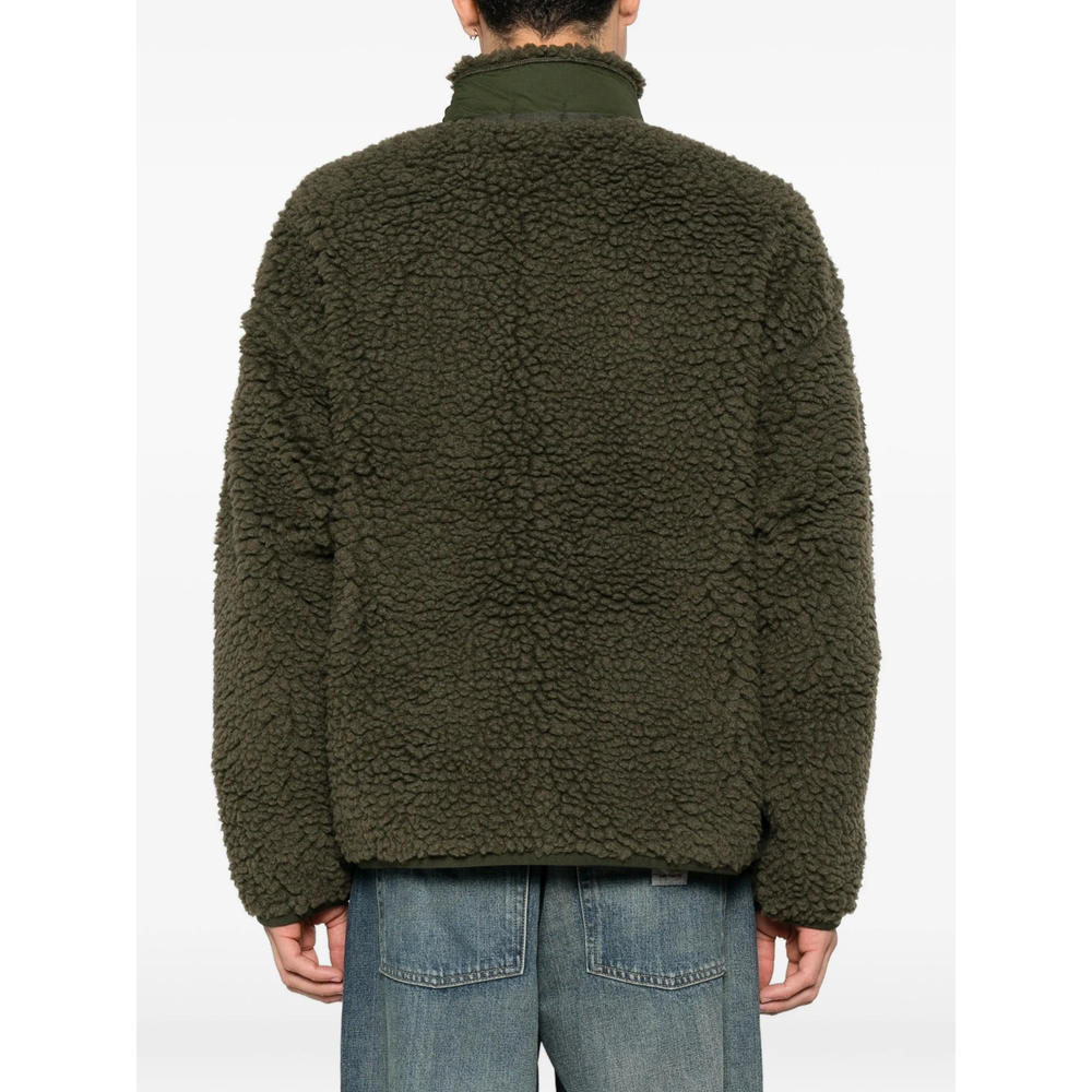 Fleece-Texture Zip-Up Jacket