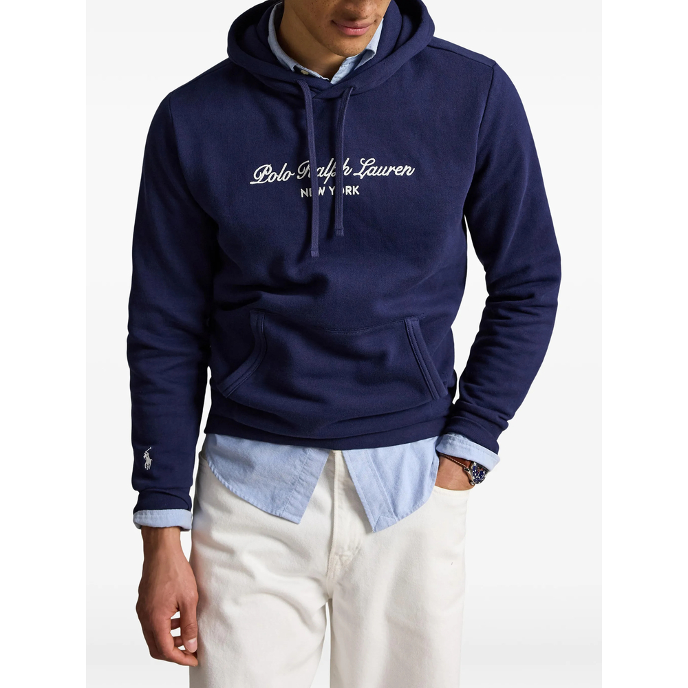 Logo-Embroidered Drawstring Hoodie