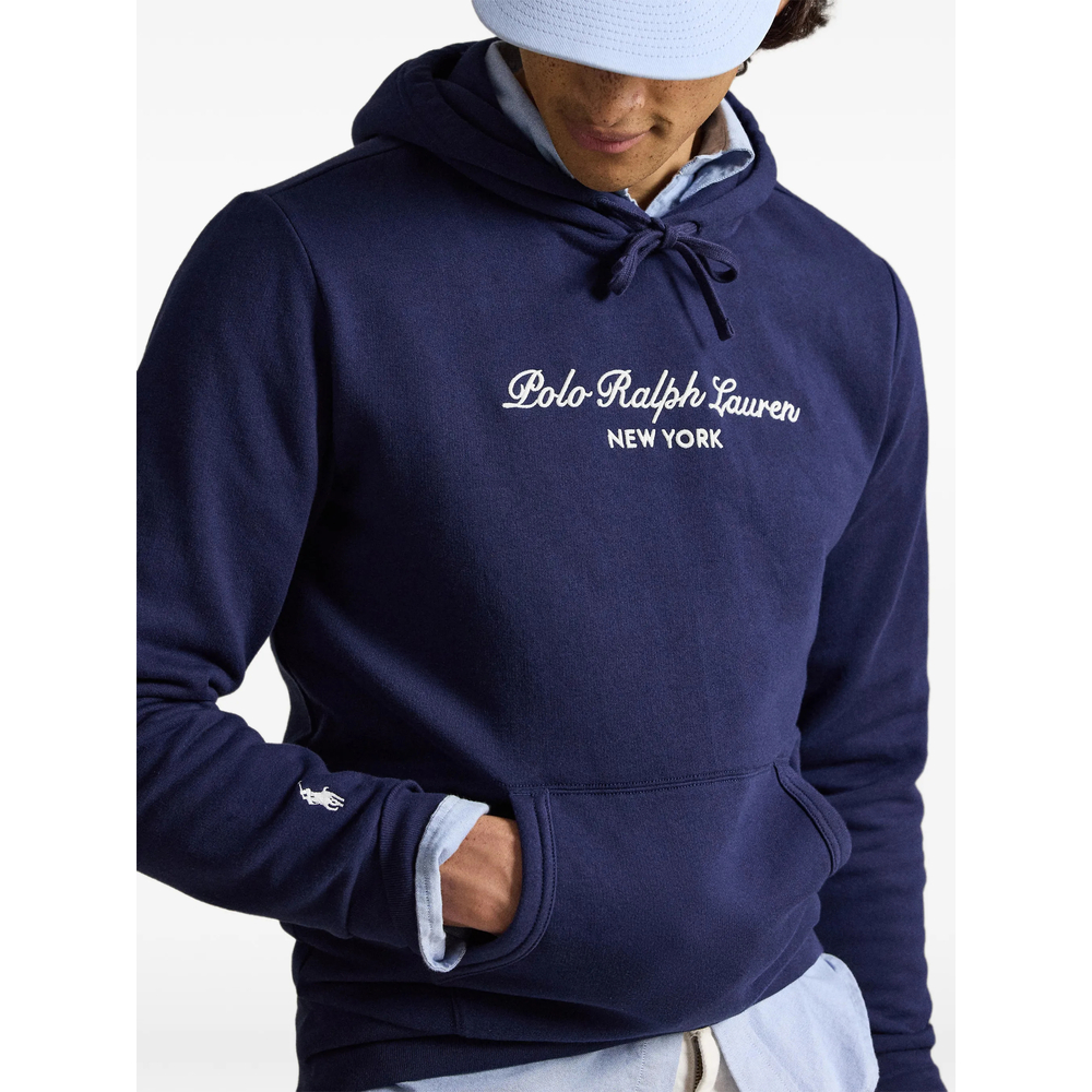 Logo-Embroidered Drawstring Hoodie