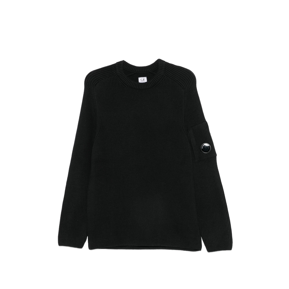 C. p. Company Logo-patch Knitted Sweater
