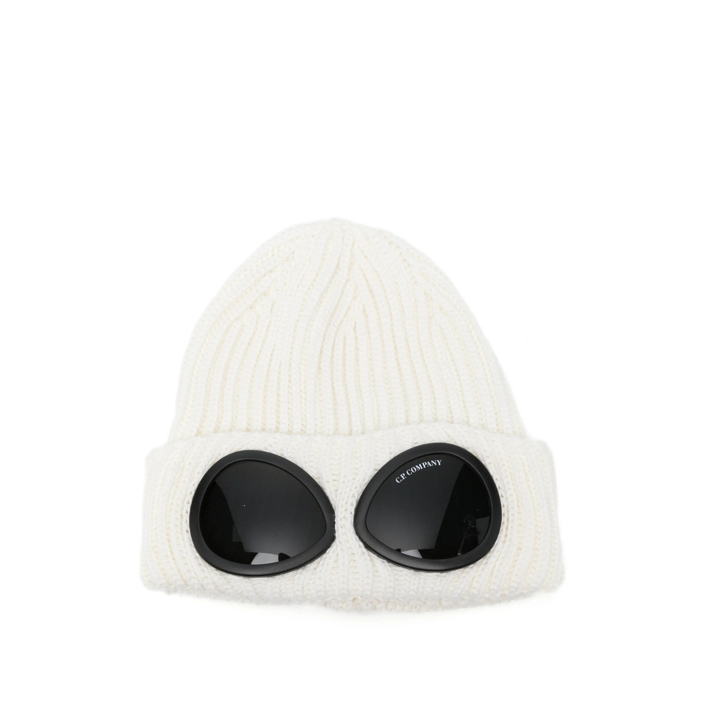 C. p. Company — C. p. Company Goggle-detail Ribbed-knit Beanie Hat
