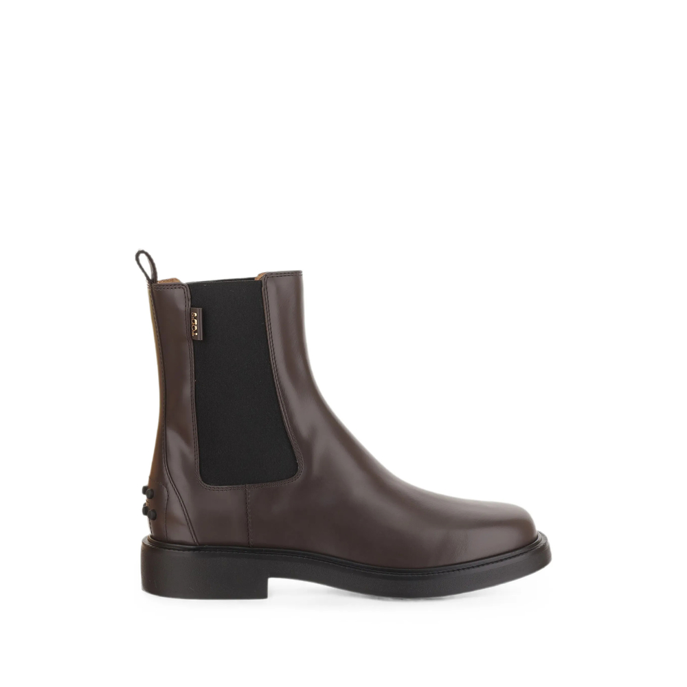 Tod's Elasticated Leather Ankle Boots