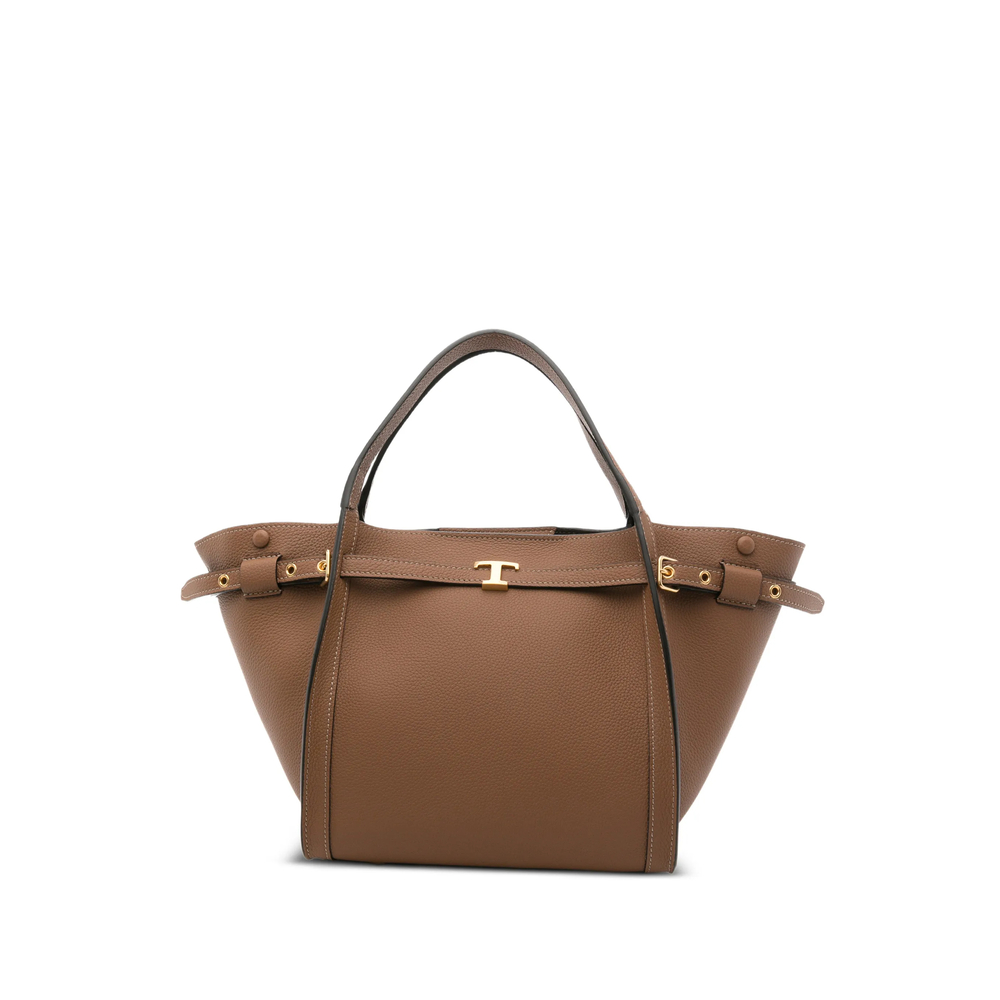 Tod's Small T Signature Leather Tote Bag