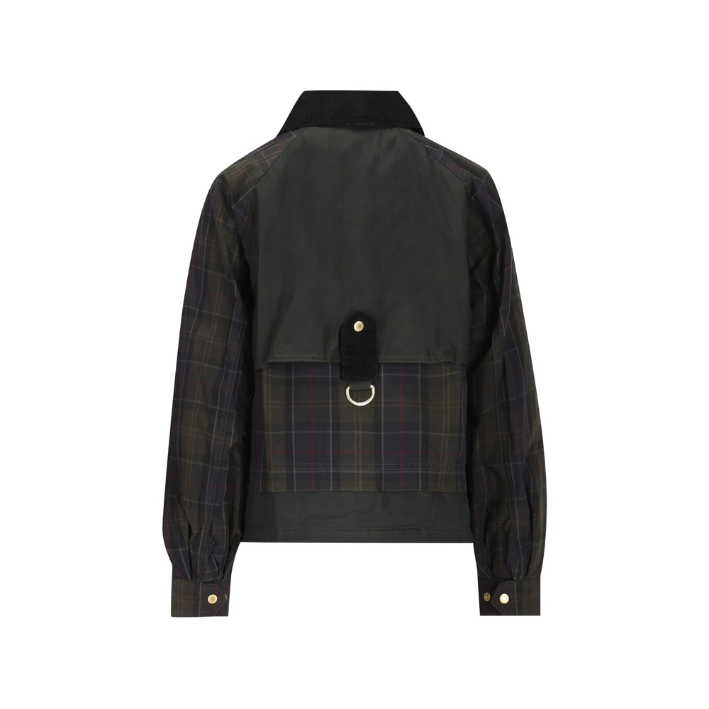 Truro Tartan-Print Corduroy-Collar Jacket