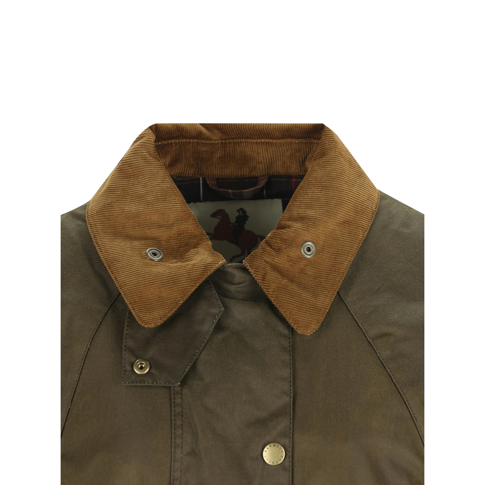 Cape-Style Waxed Jacket