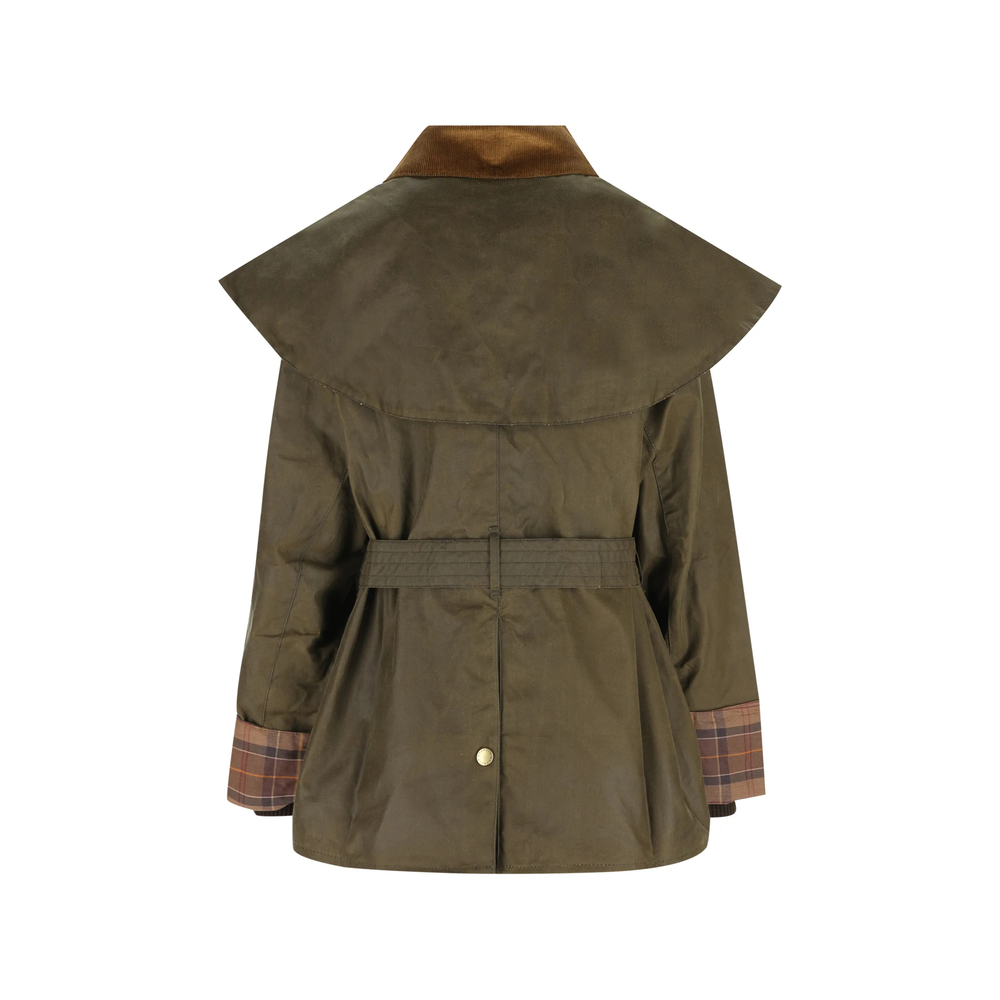 Cape-Style Waxed Jacket