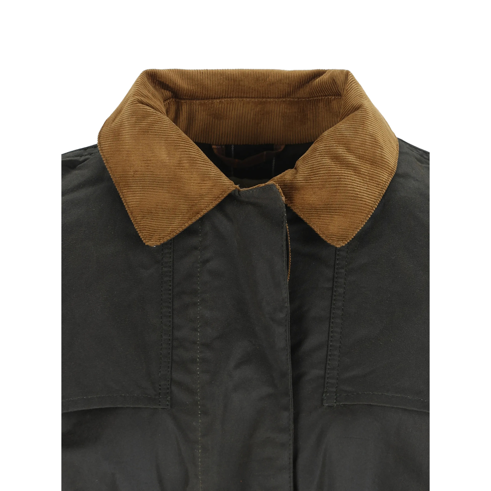 X Wp Waxed-Cotton Belted Coat