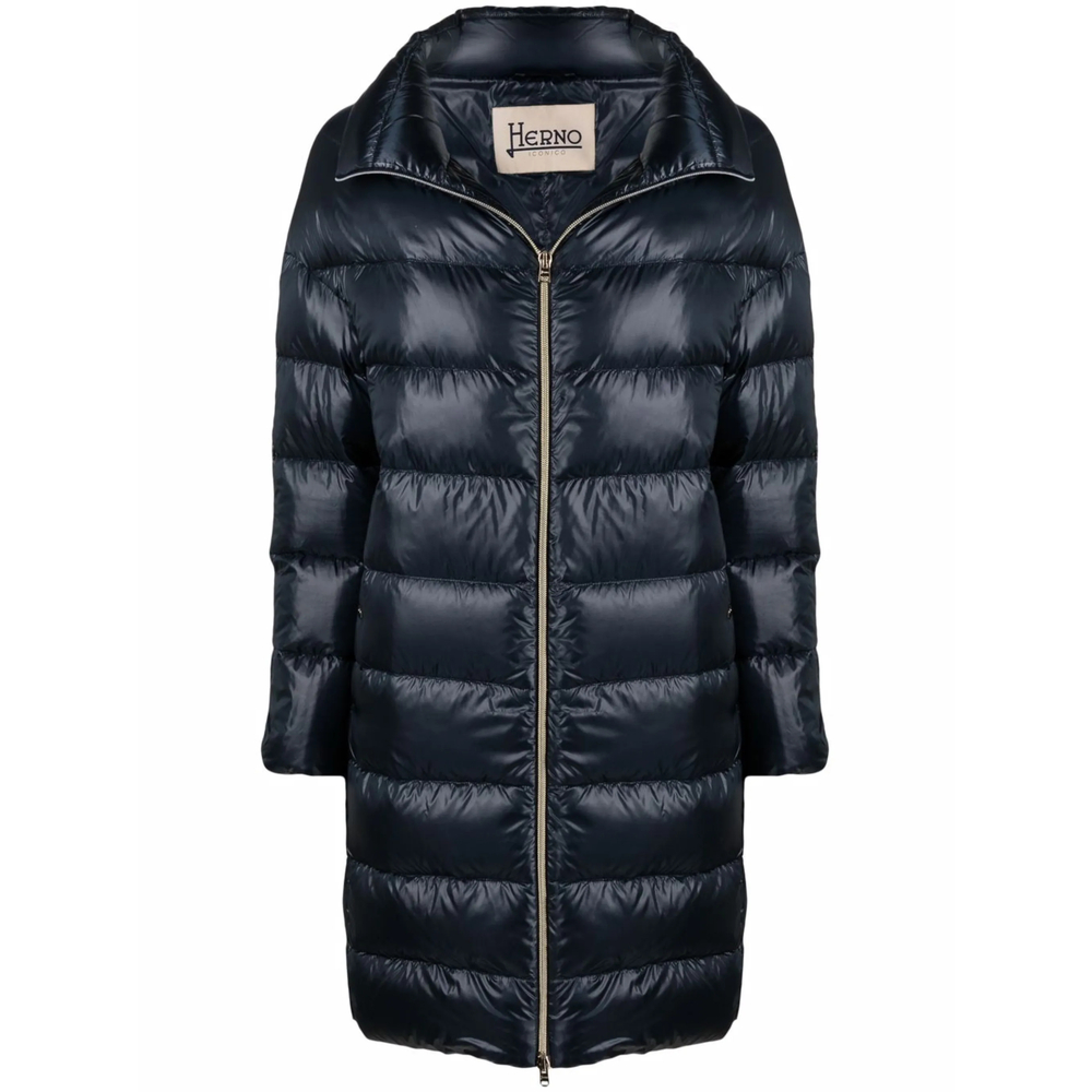 Down-Feather Mid-Length Coat