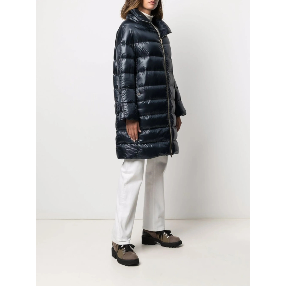 Down-Feather Mid-Length Coat