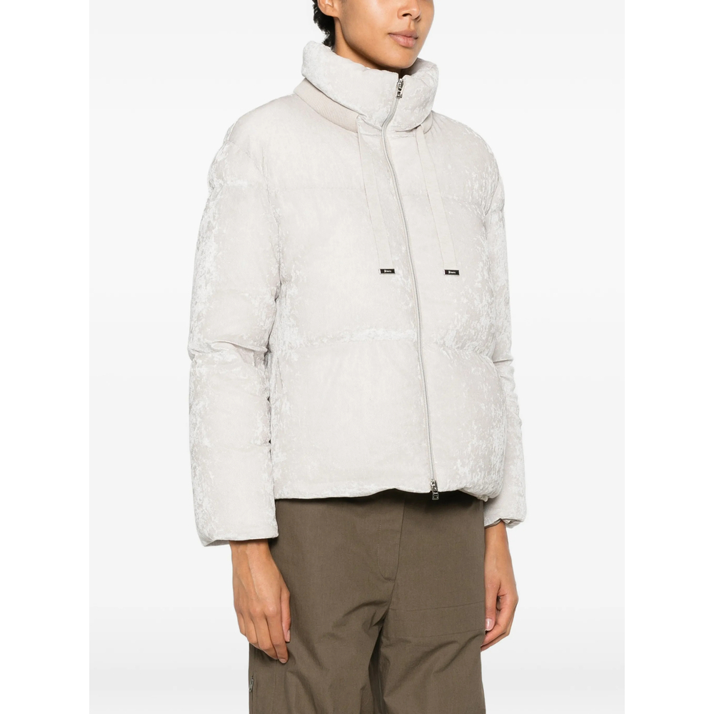 Quilted Crushed-Velvet Jacket