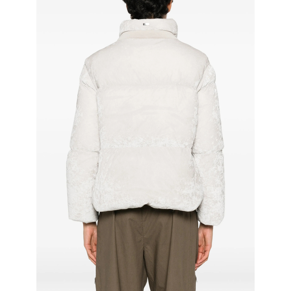 Quilted Crushed-Velvet Jacket
