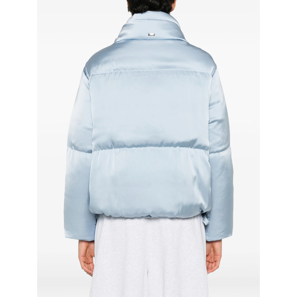 Quilted High-Neck Zip-Up Jacket