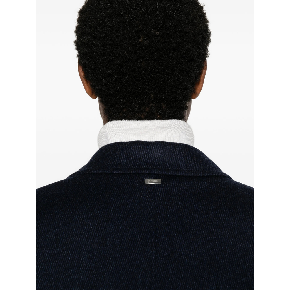 Chest Flap-Pocket Button-Up Jacket
