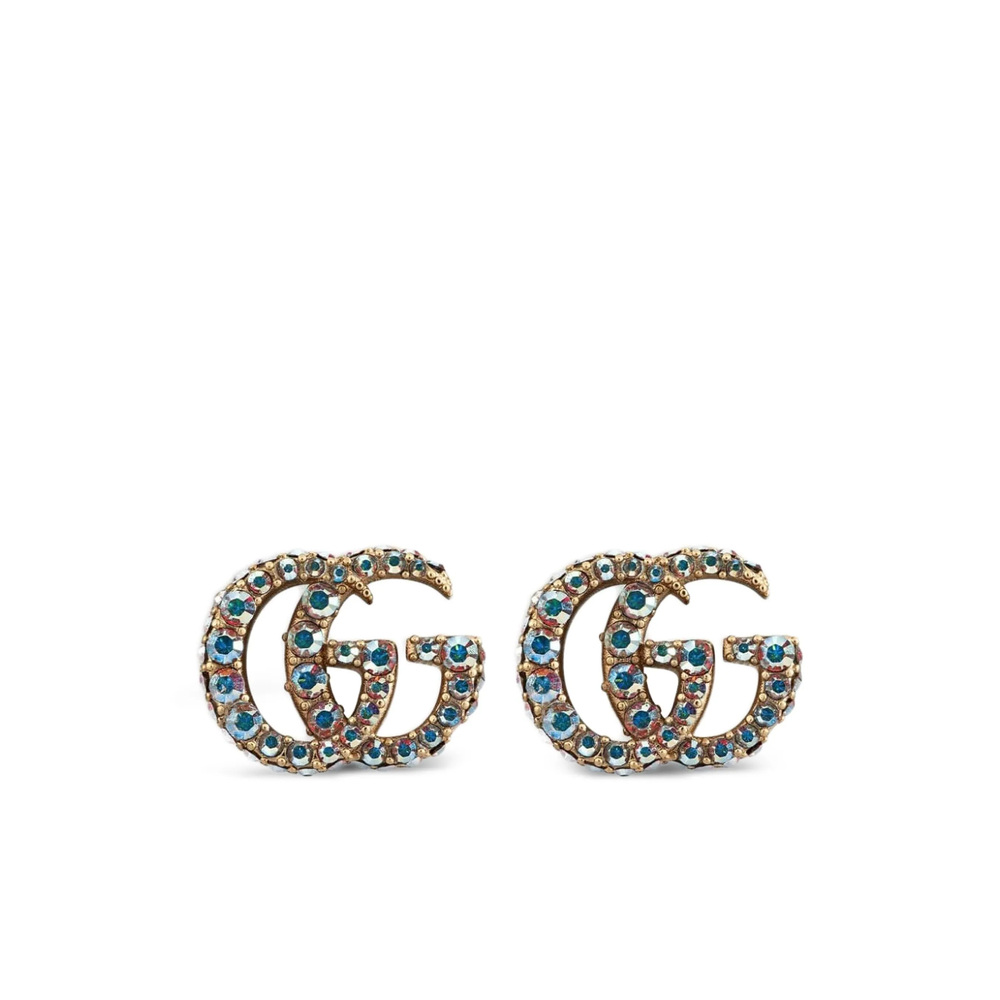 Gucci Double G Crystal-embellished Earrings
