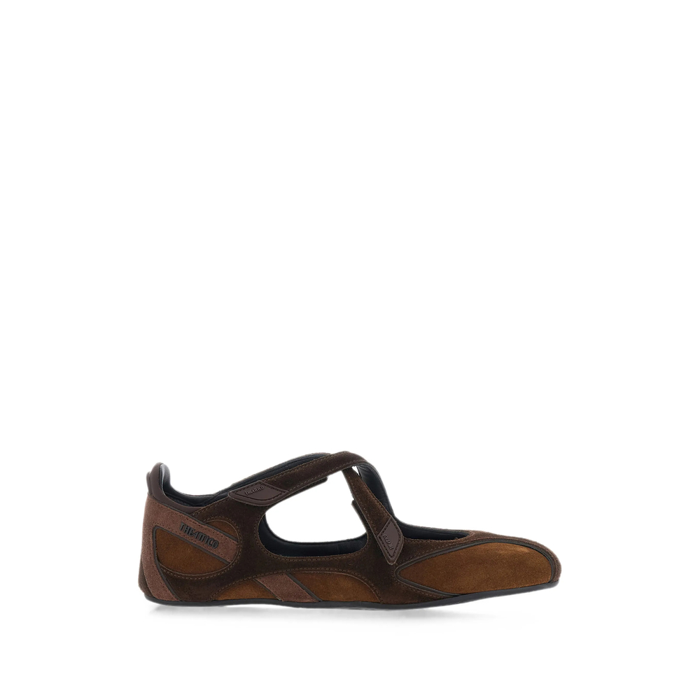 The Attico Floor 01 Suede Ballet Flats