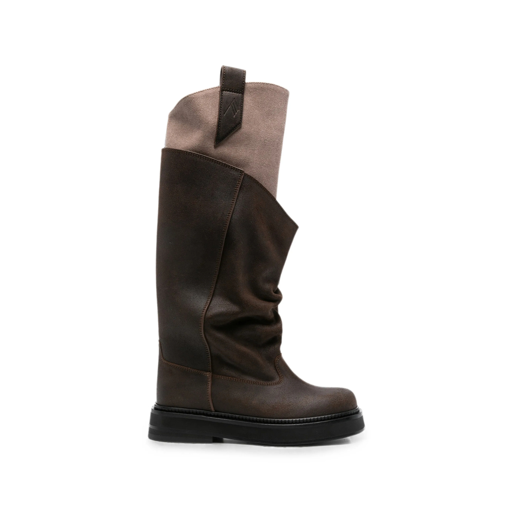 The Attico New Robin Passeggiata Slouchy-design Combat Boots