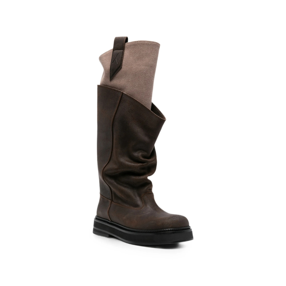 New Robin Passeggiata Slouchy-Design Combat Boots