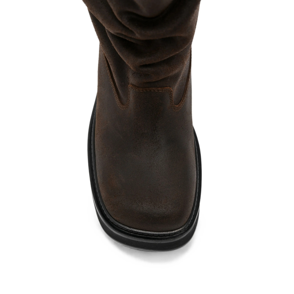 New Robin Passeggiata Slouchy-Design Combat Boots