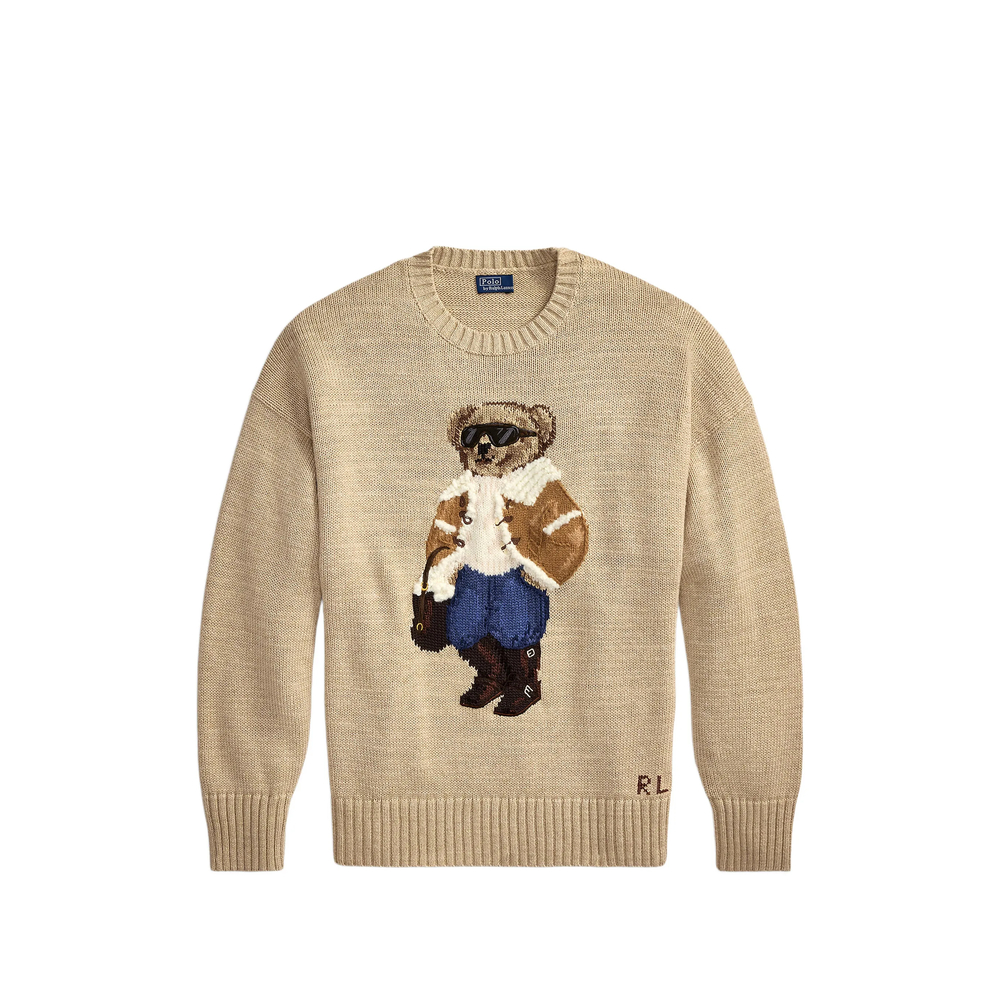 Polo Bear Intarsia-Knit Sweater