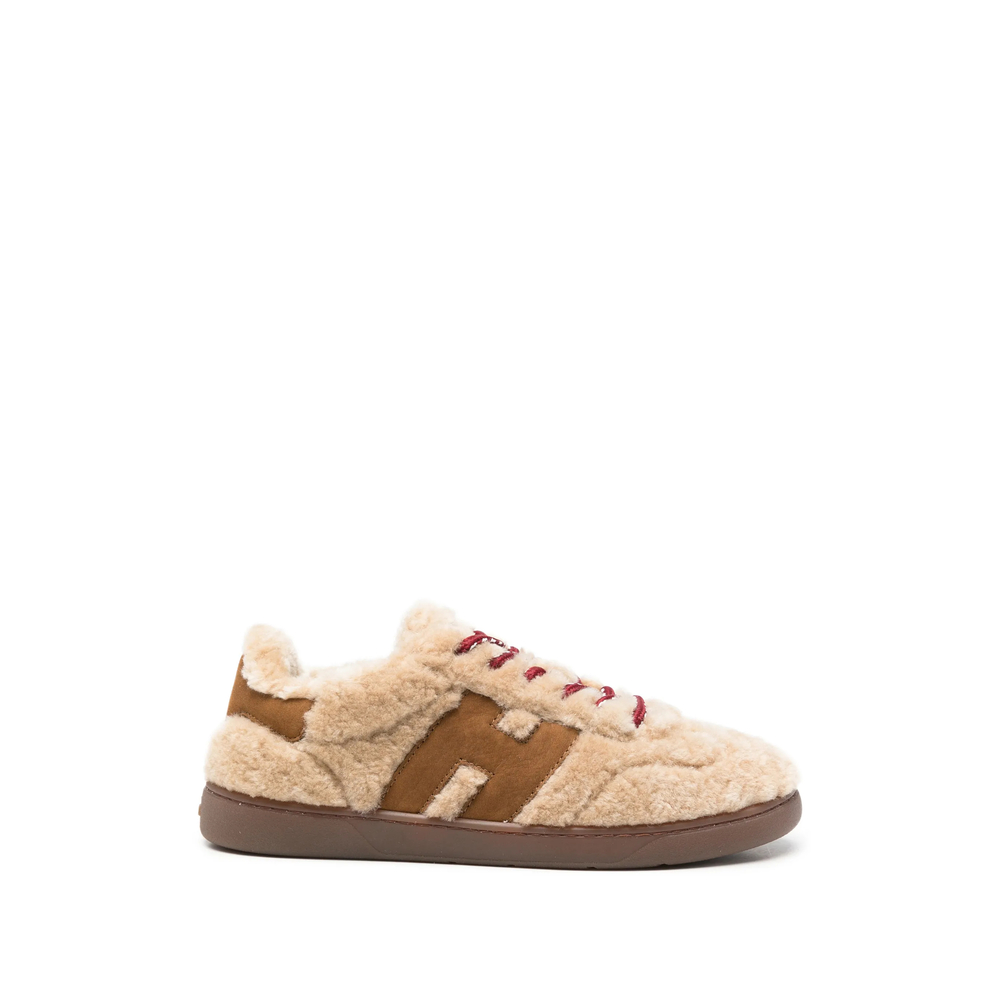 Hogan Shearling H-logo Sneakers