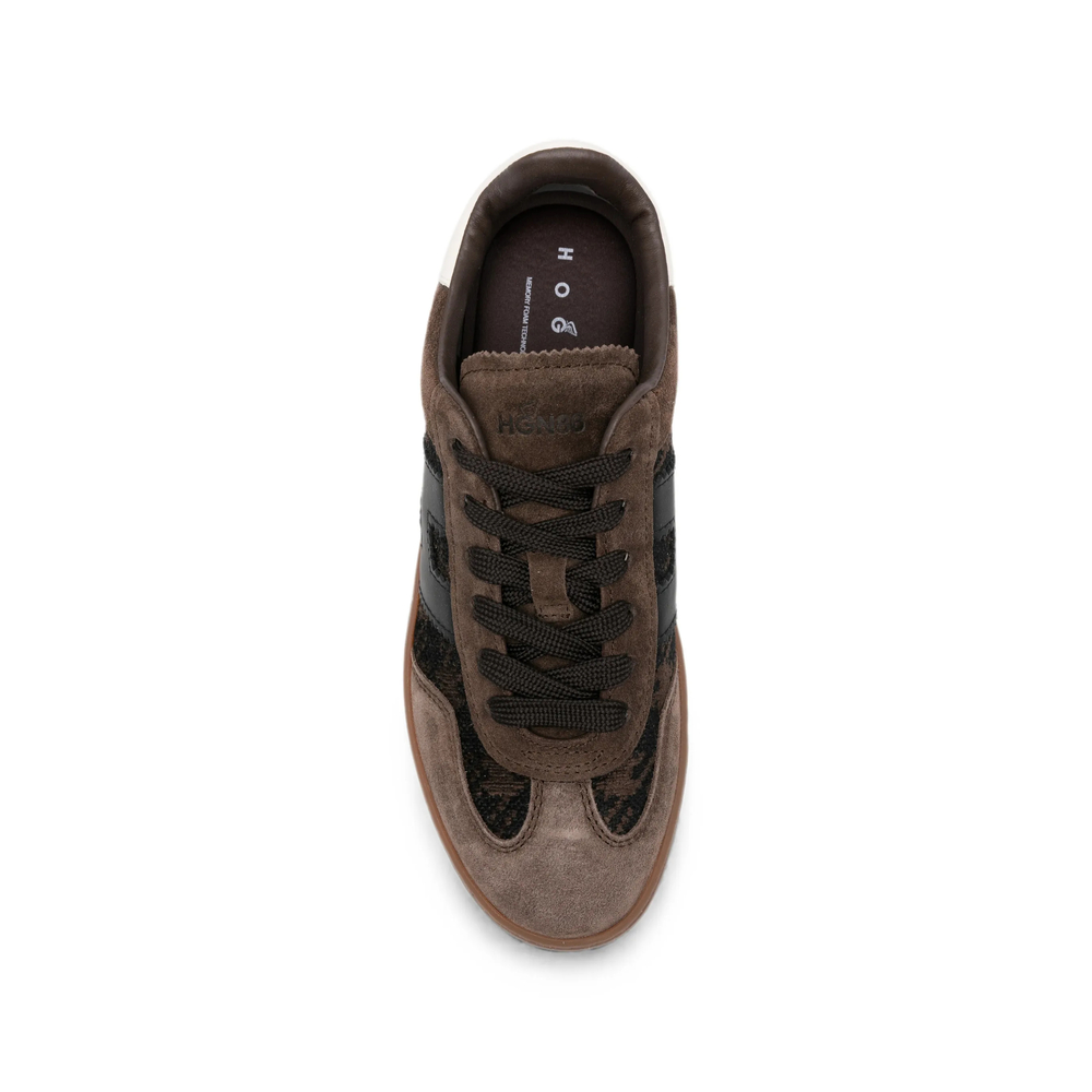 Houndstooth-Pattern Sneakers