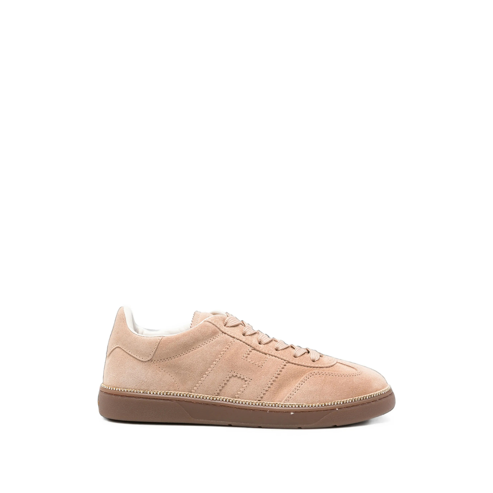 Hogan Crystal-embellished Suede Sneakers