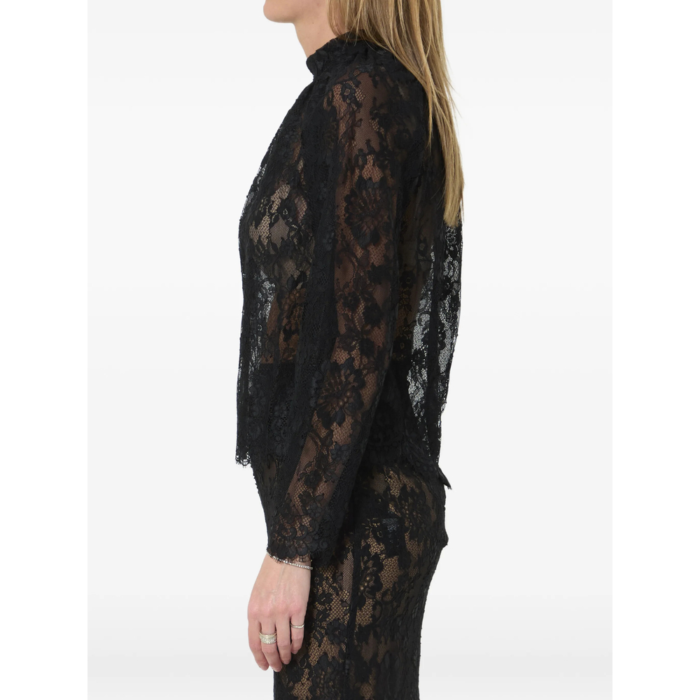 Black Lace Blouse