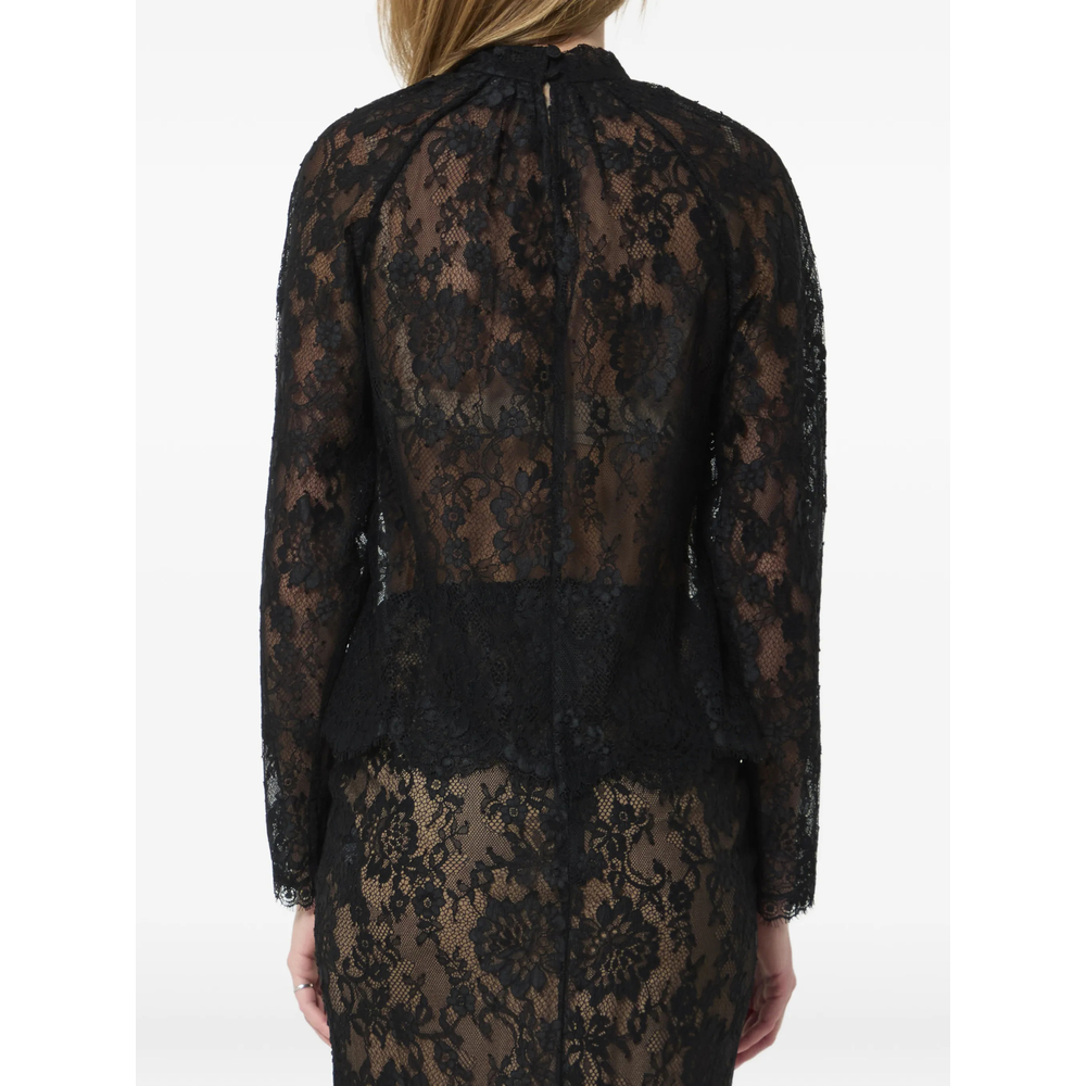 Black Lace Blouse