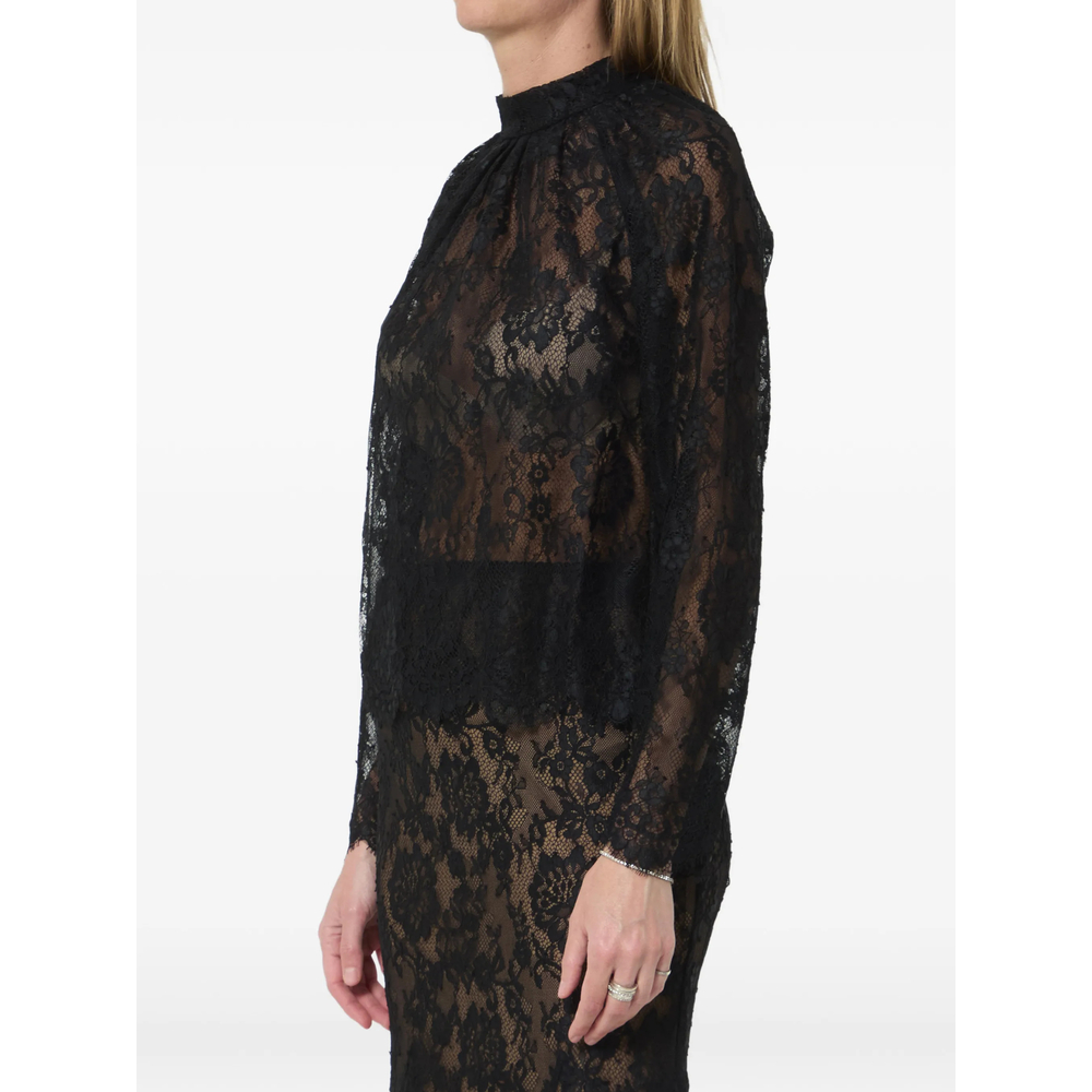 Black Lace Blouse