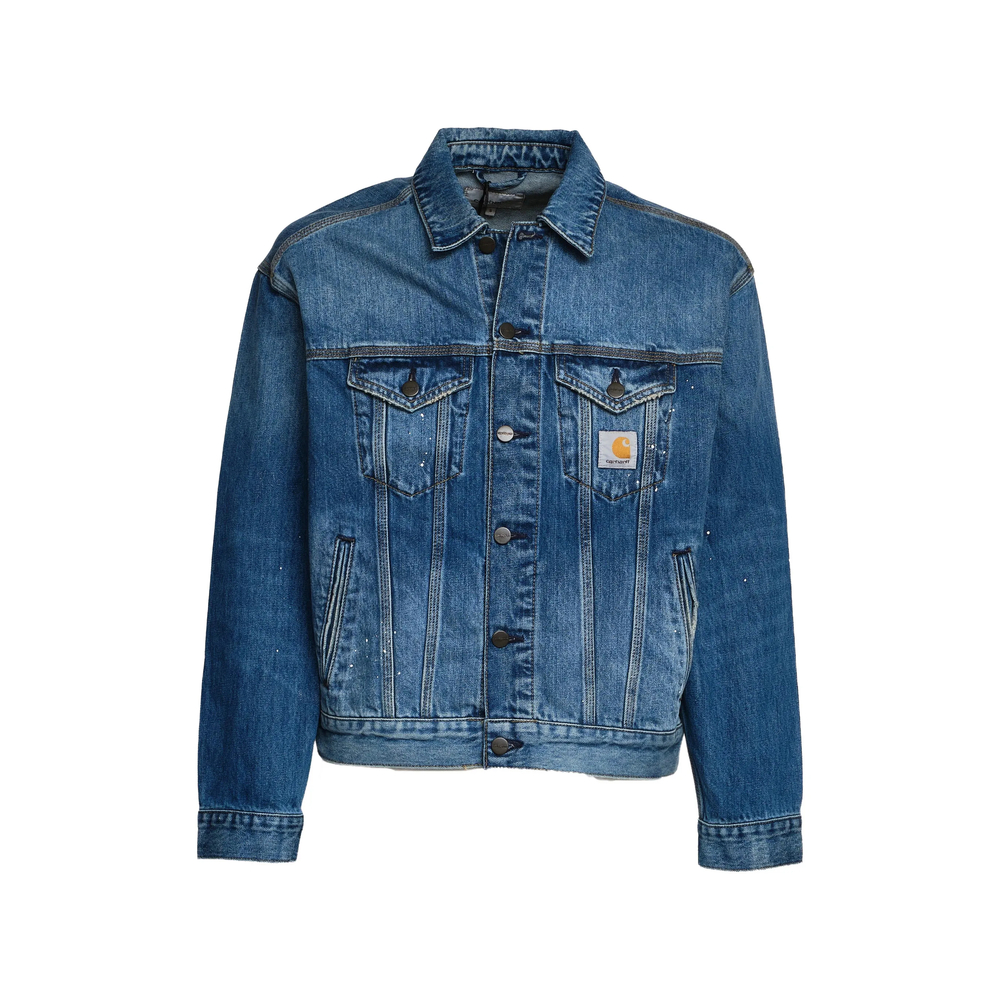 Carhartt Helston Paint-splatter Denim Jacket