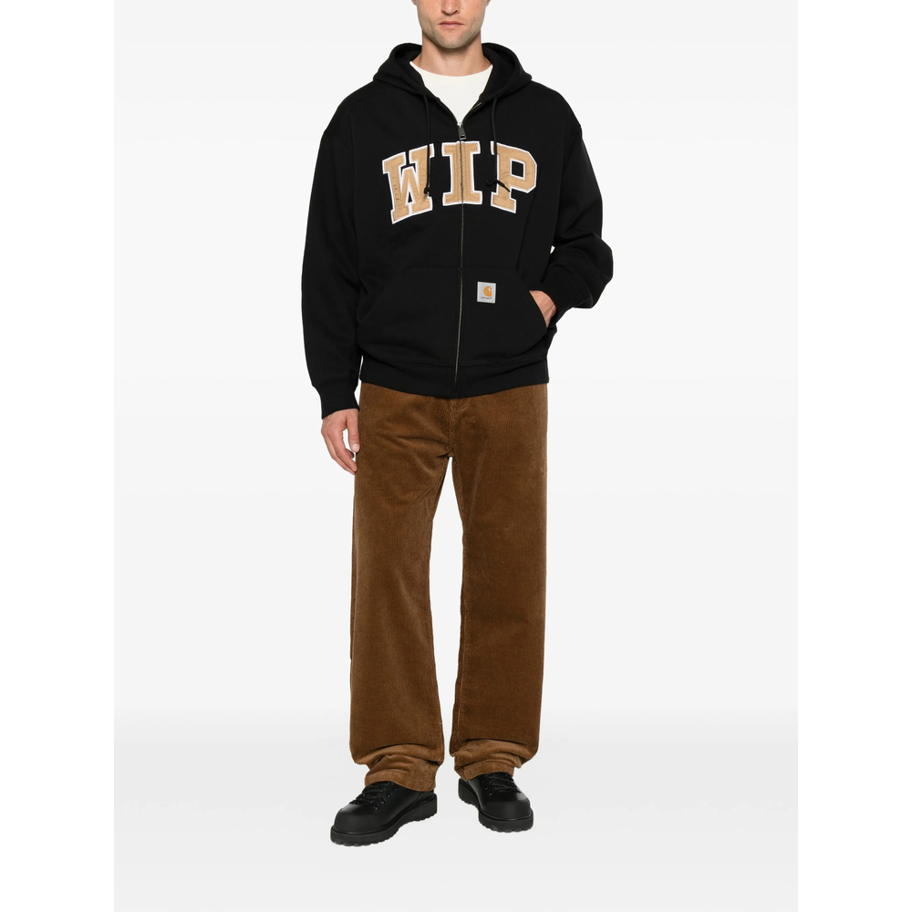 Logo-Appliqué Zip-Up Hoodie