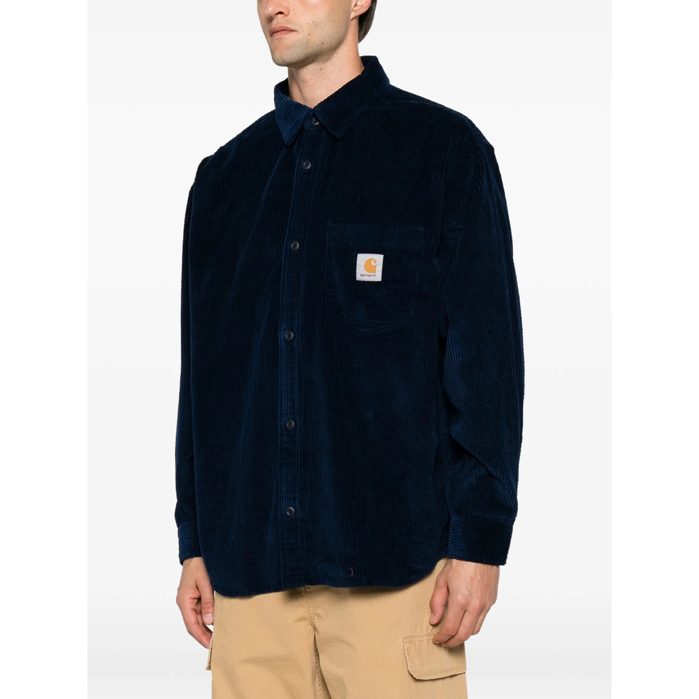 Loyde Corduroy Logo-Patch Shirt