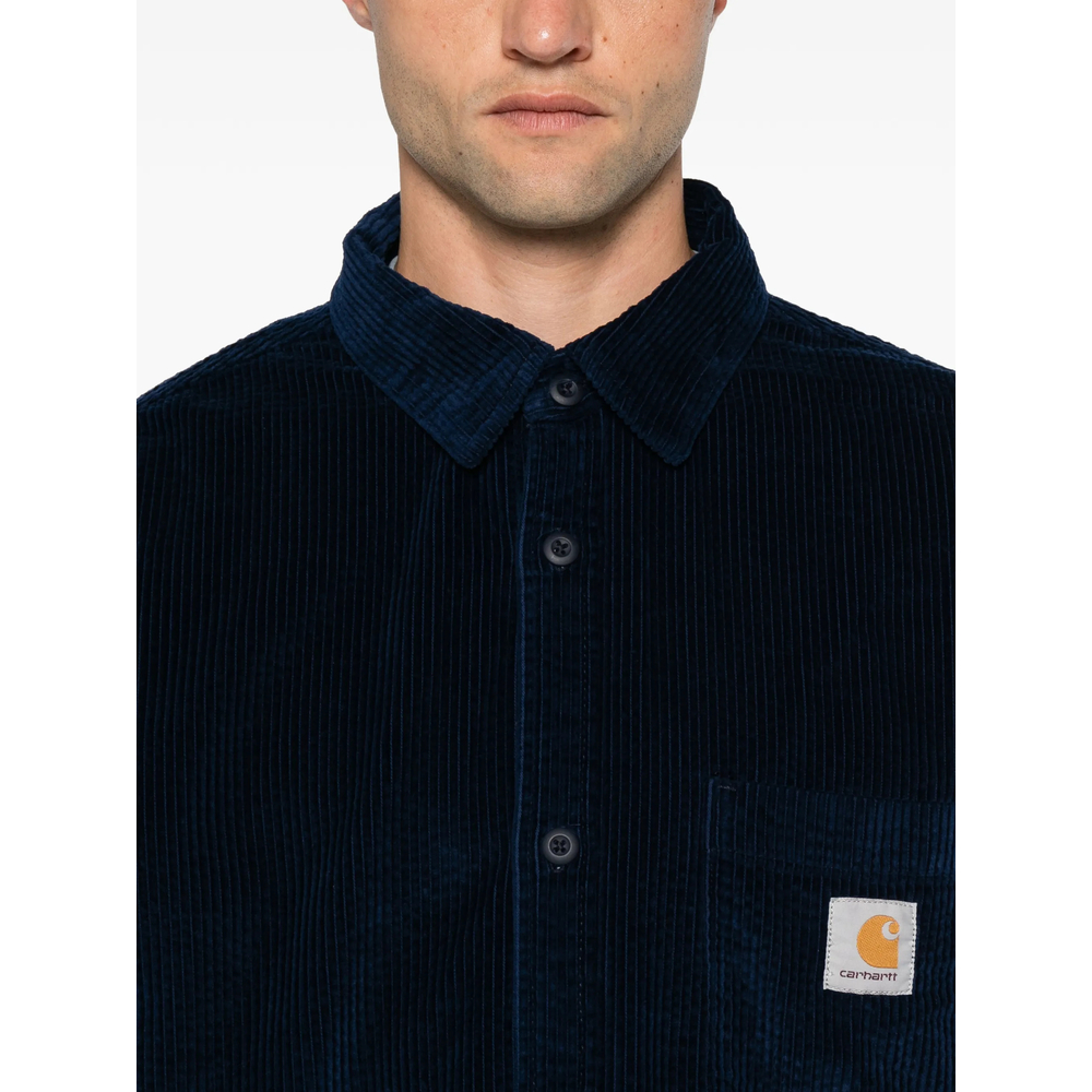Loyde Corduroy Logo-Patch Shirt