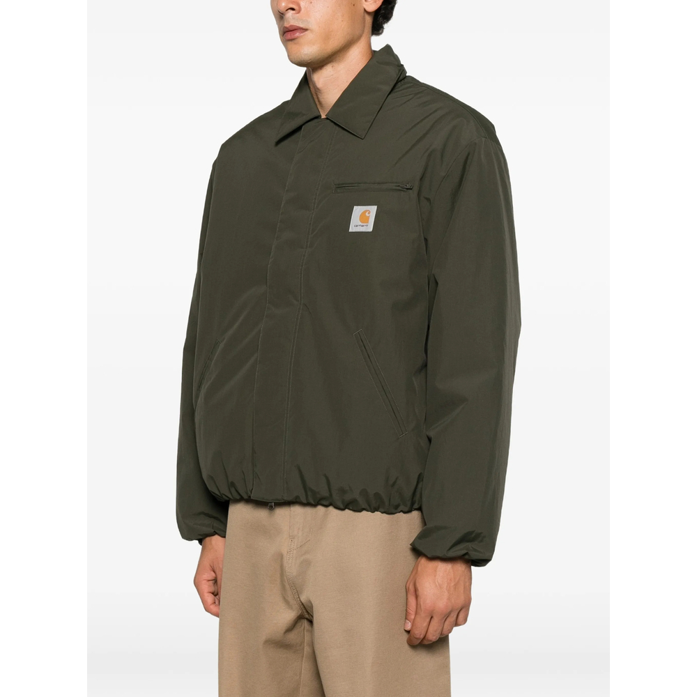 Logo-Patch Zip-Up Jacket