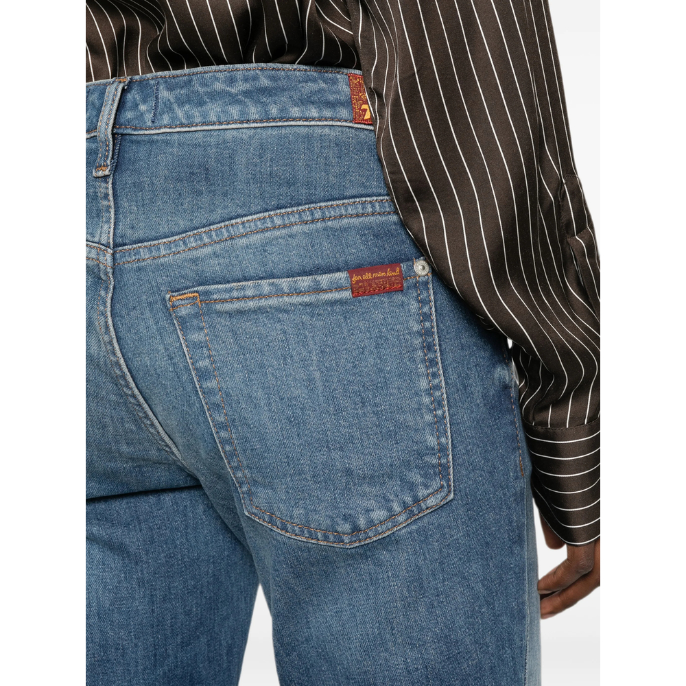 Faded Five-Pocket Jeans