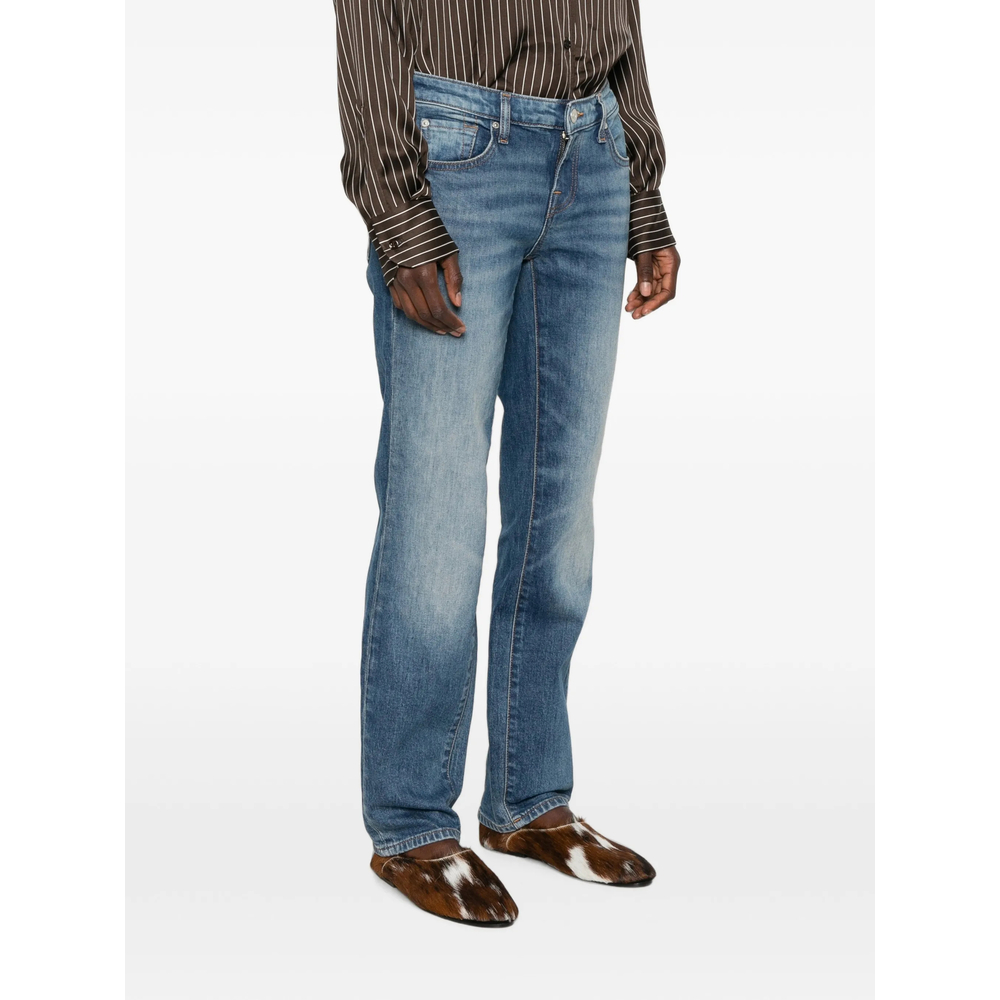 Faded Five-Pocket Jeans