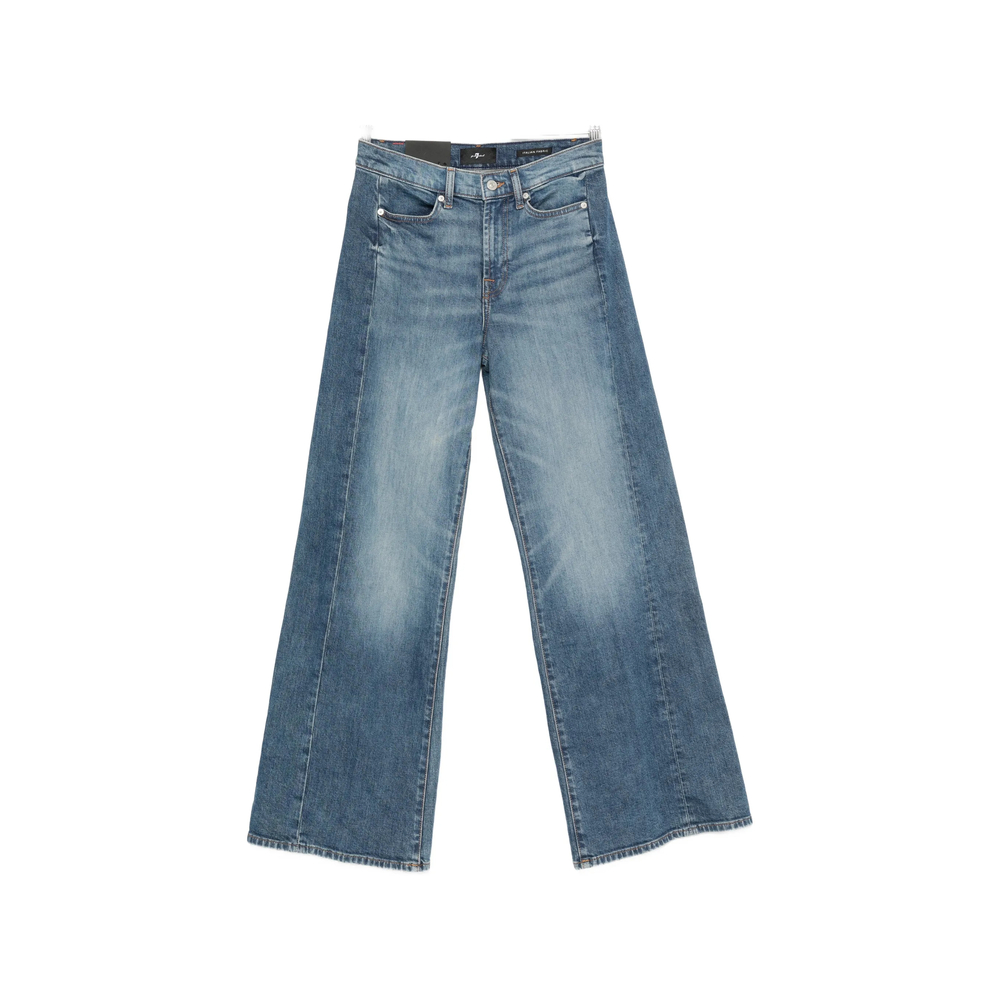 7 For All Mankind Lotta Tailorless Wide-leg Jeans