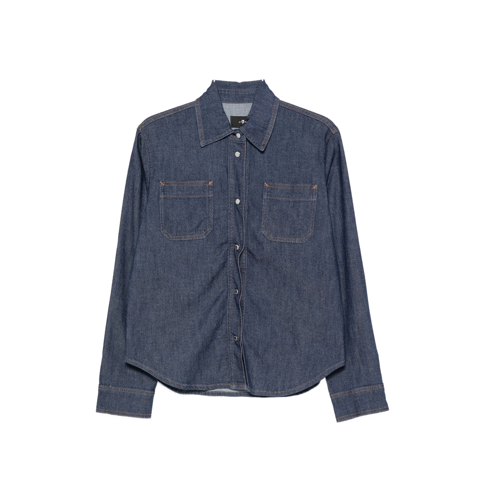 7 For All Mankind Halona Classic Denim Shirt
