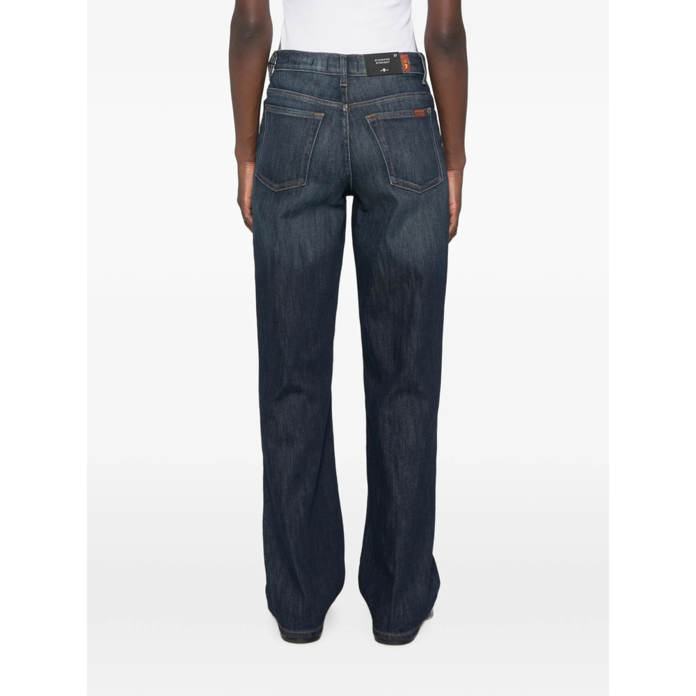 Stovepipe Straight-Leg Jeans