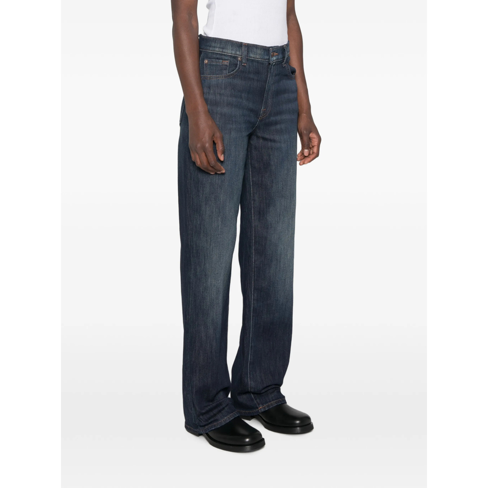 Stovepipe Straight-Leg Jeans