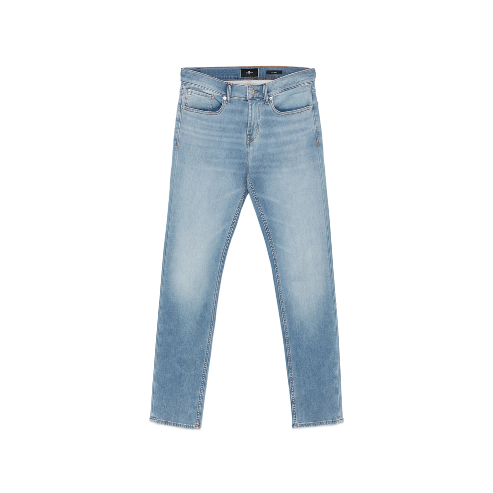 7 For All Mankind Belt-loop Faded Jeans