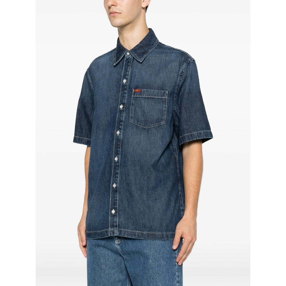 Short-Sleeve Chest-Pocket Shirt