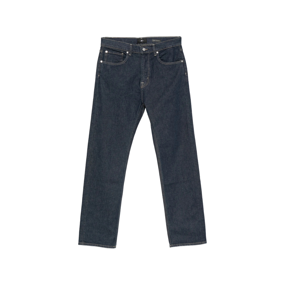 7 For All Mankind Contrast-stitch Straight-leg Jeans