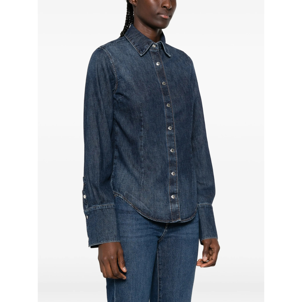 Button-Up Denim Shirt