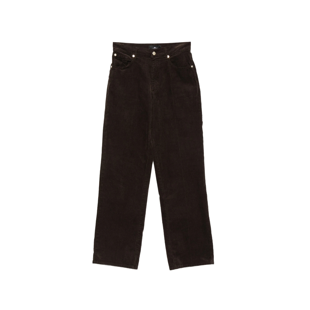 7 For All Mankind Stovepipe Belt-loop Corduroy Trousers