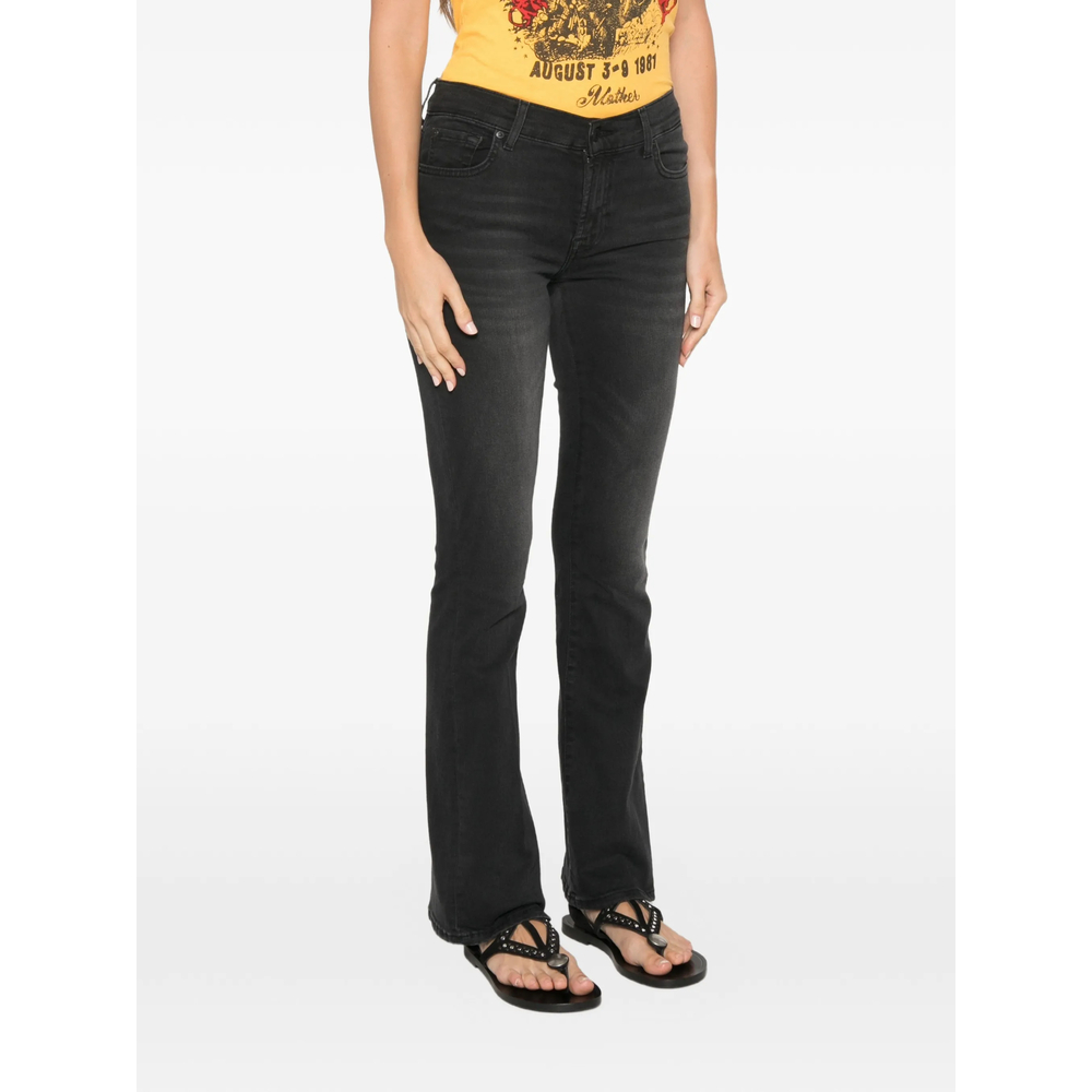 Faded Flared Jeans