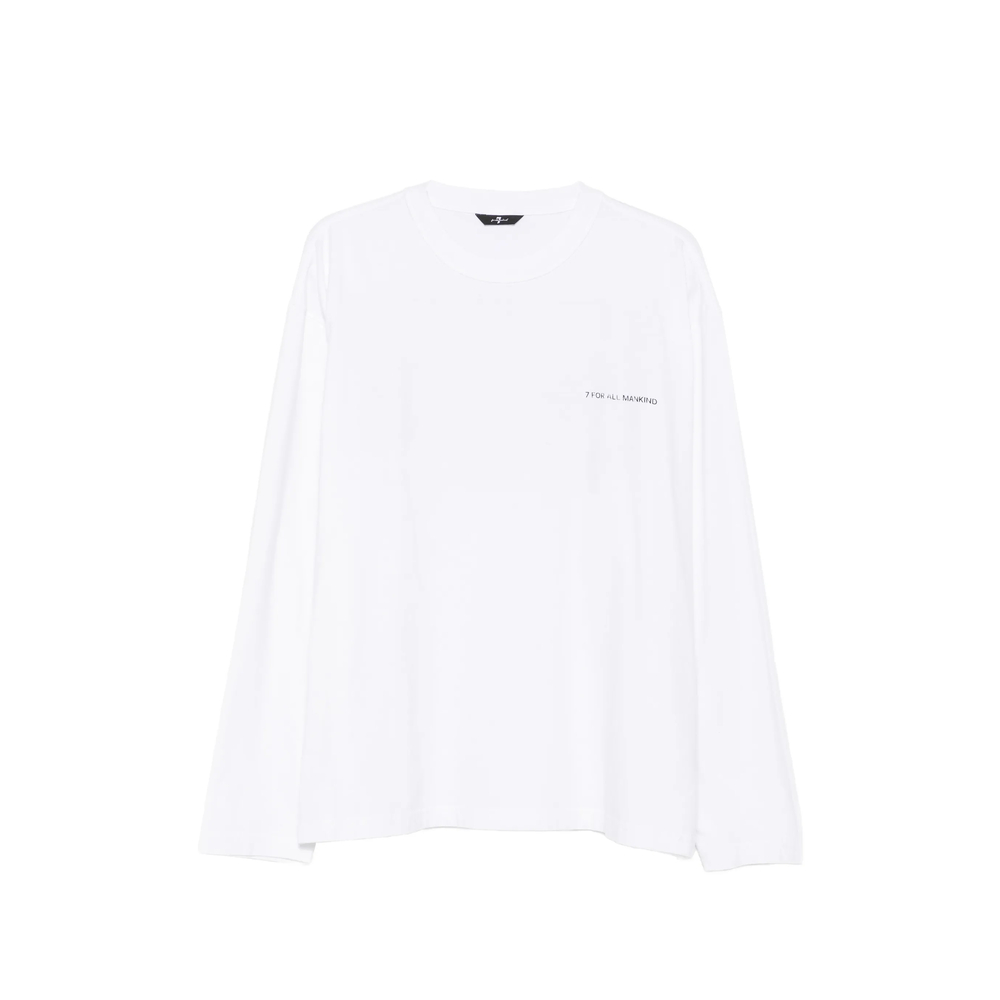 7 For All Mankind Graphic-print Long-sleeve T-shirt
